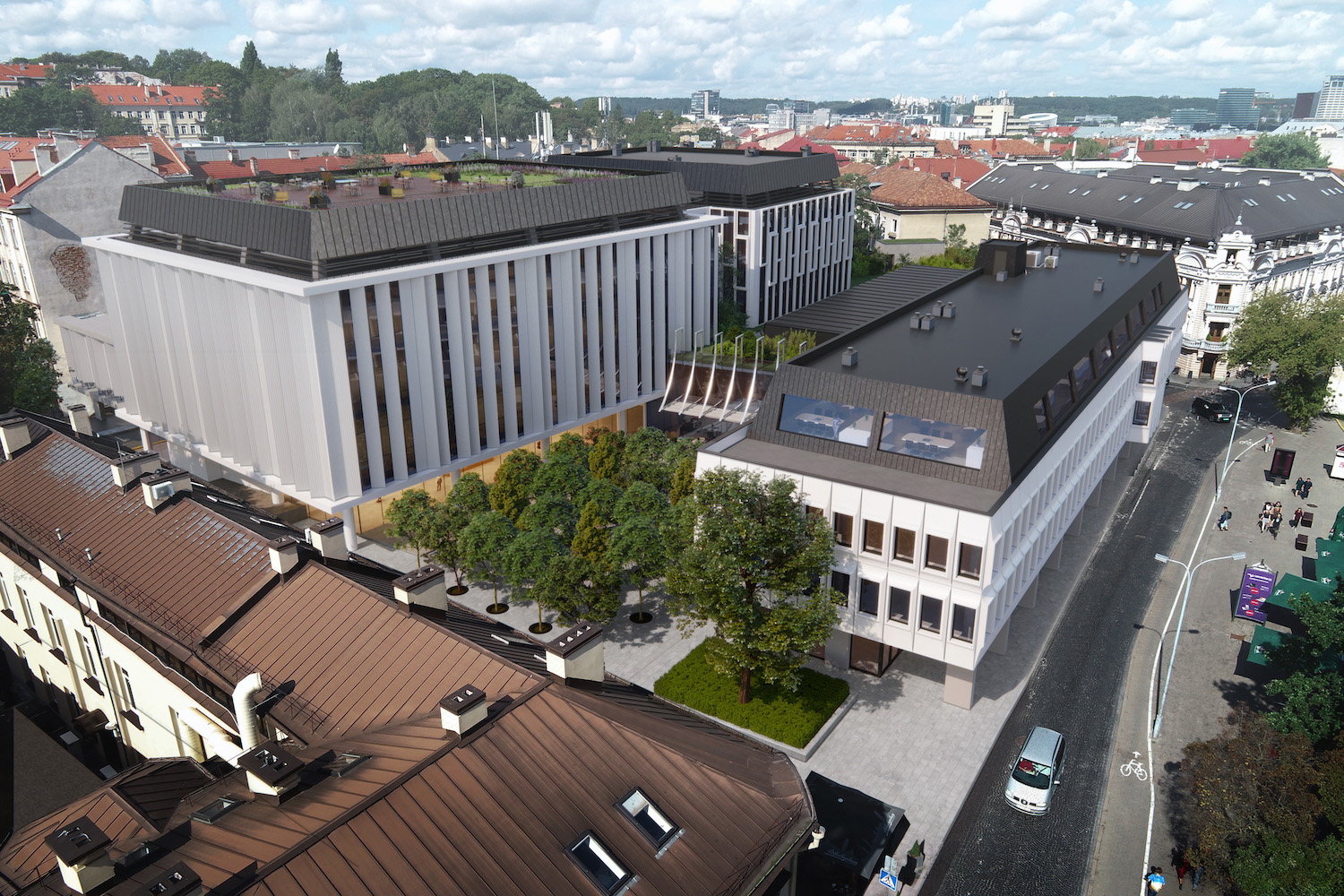 INVL Baltic Real Estate presents design proposals for reconstruction of