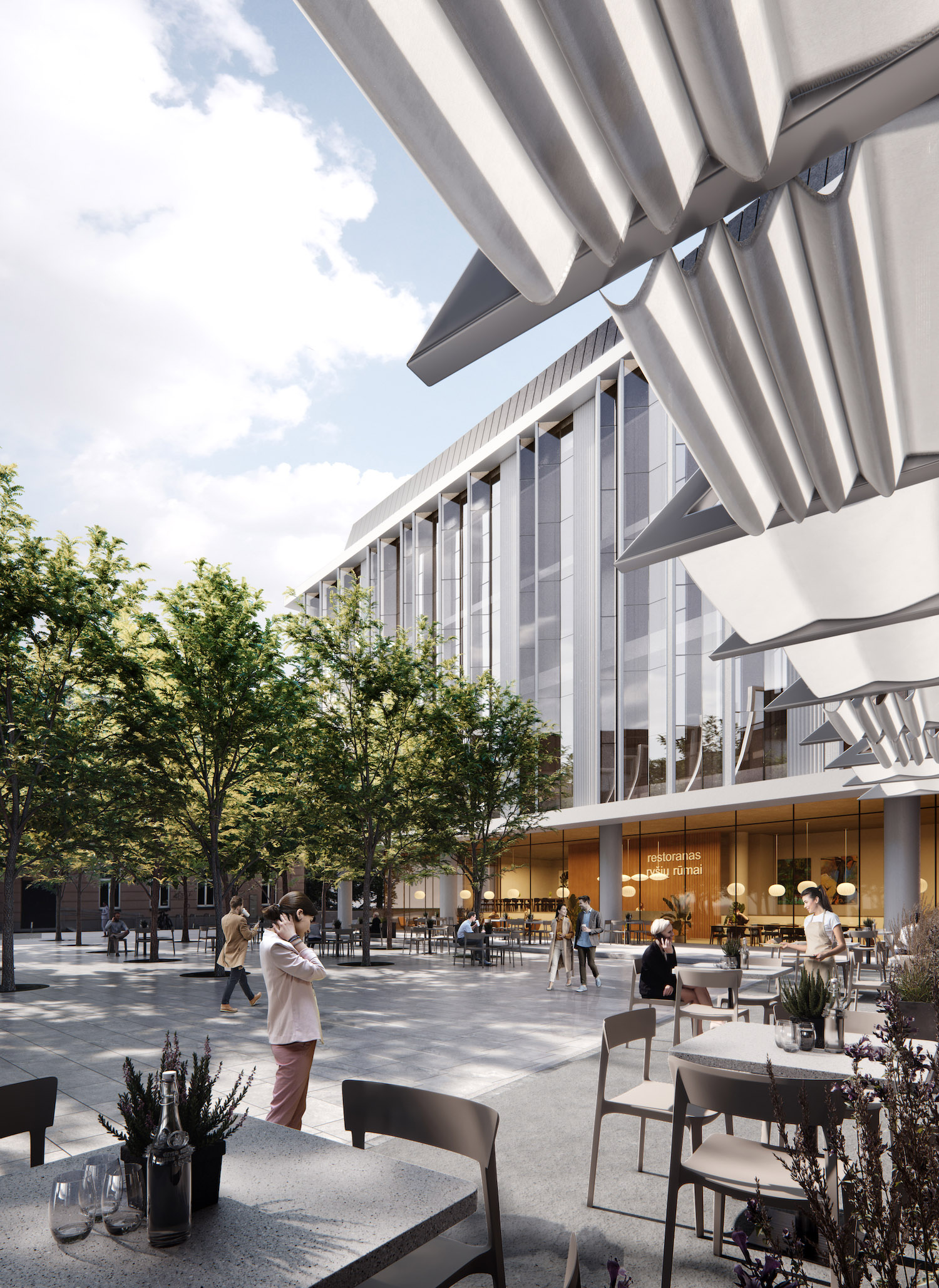 INVL Baltic Real Estate presents design proposals for reconstruction of