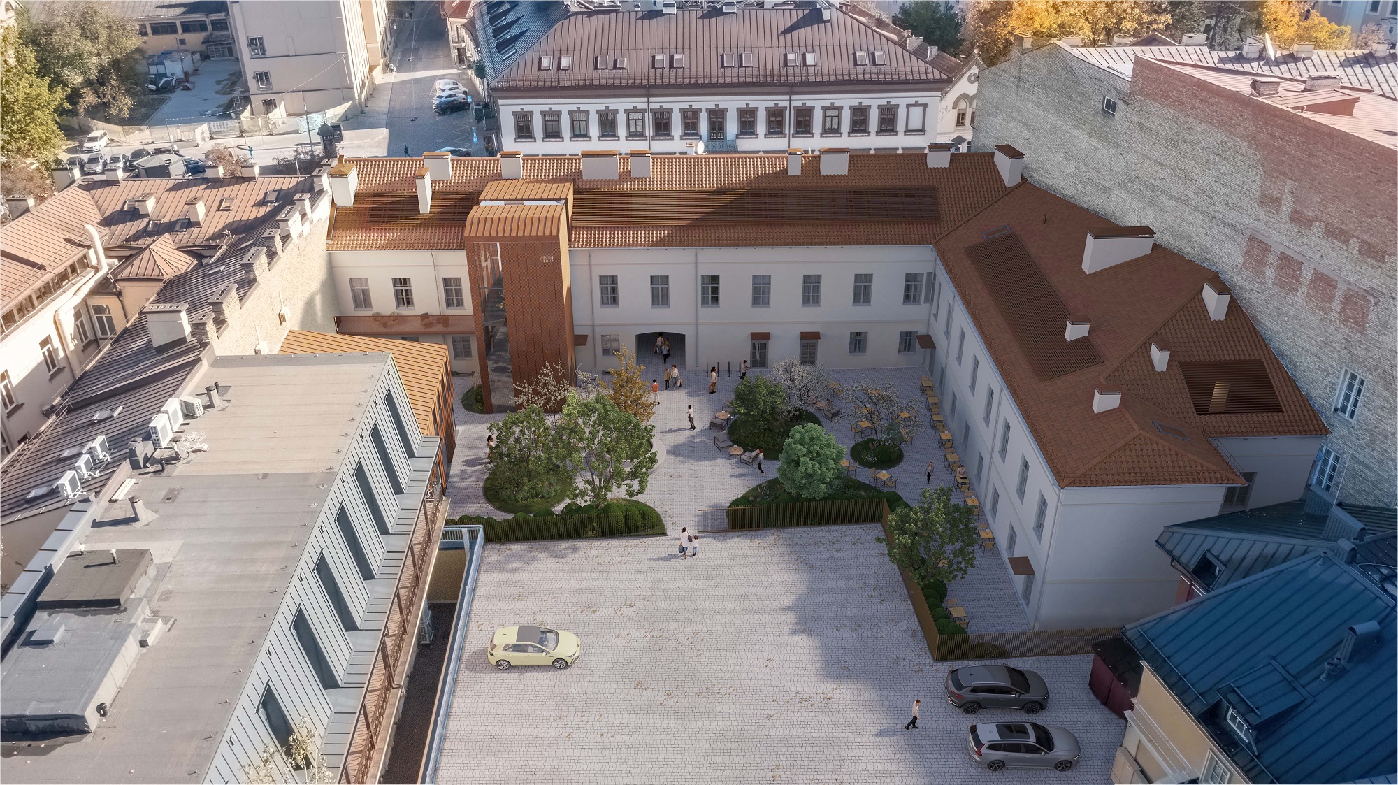 INVL Baltic Real Estate presents design proposals for reconstruction of